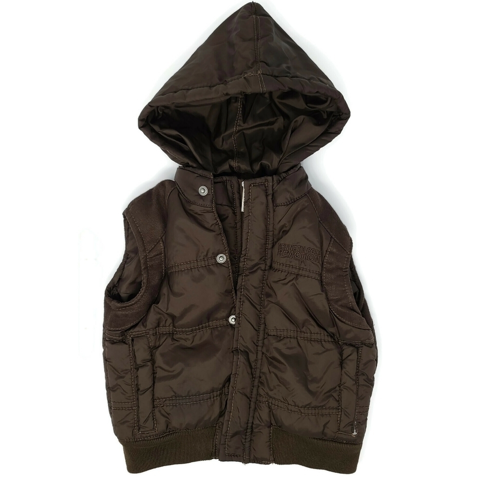 Kenneth Cole Reaction Puffer Vest Size 18M Zip Up